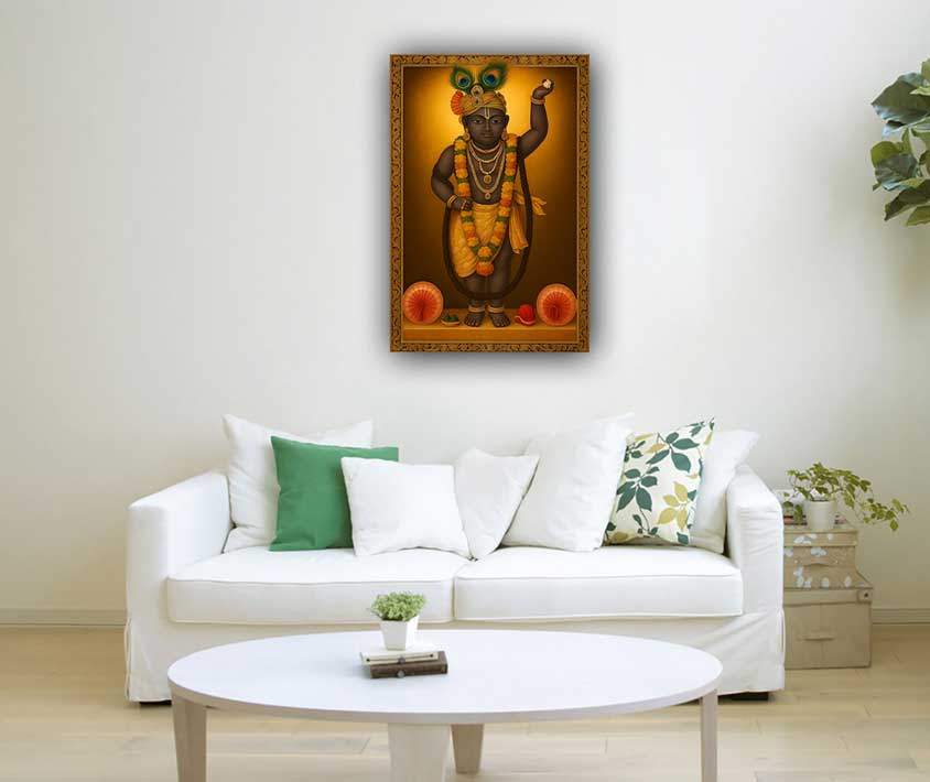 Shreenathji Canvas Painting