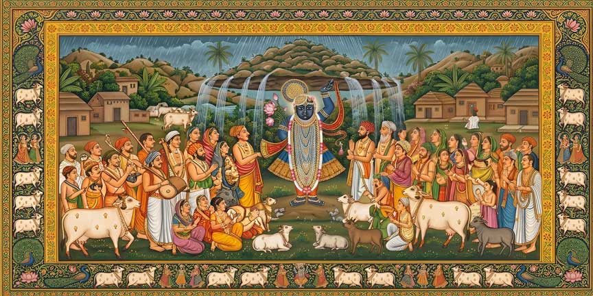 Shrinathji Govardhan Painting