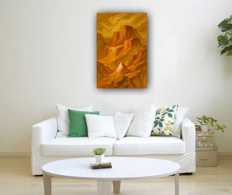 Modern Canvas Prints to Enhance Southwest Energy