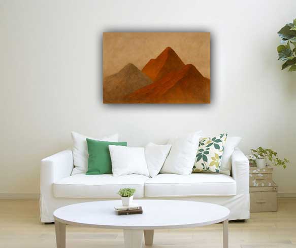 Wall Art Mountain Canvas Painting for Strong & Stable Relationships for Southwest