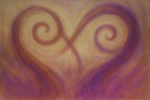 Abstract Canvas Wall Art Reflecting Eternal Bond