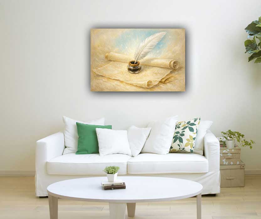 Ancient Scrolls Wall Art for Wisdom & Knowledge