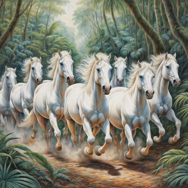 Seven Horse Painting