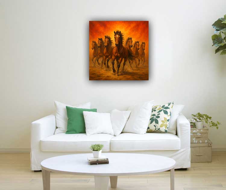 7 Horses Painting Vastu