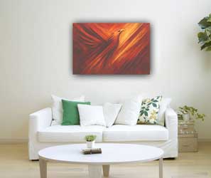 Eagle Painting for South Direction Power & Confidence Vastu Wall Art