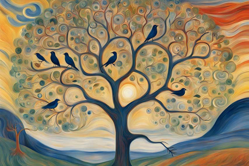 Tree of life Painting for Social Connections