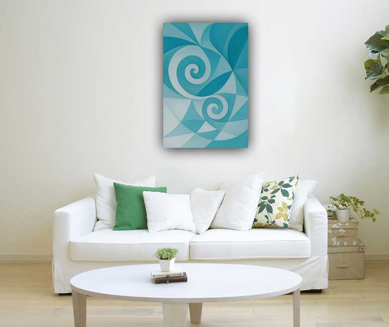 Abstract Creative Wall Art On West Wall